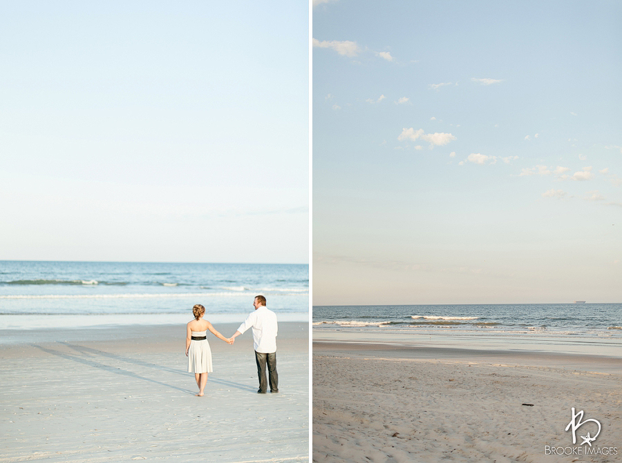 Jacksonville Wedding Photographers, Brooke Images, Beach Session, Engagement Session, Janae and Bill