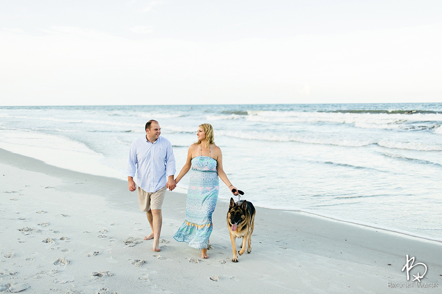 Jacksonville Wedding Photographers, Brooke Images, Beach Session, Lauren and Dan's Engagement Session