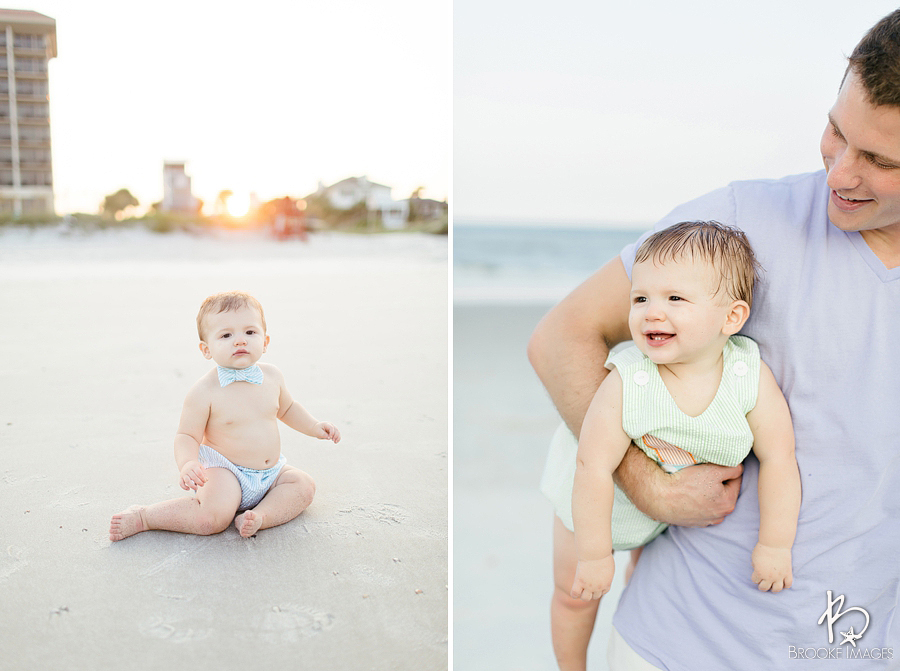 Jacksonville Lifestyle Photographers, Brooke Images, Beach Session, Jackson's 1 Year Session, Atlantic Beach