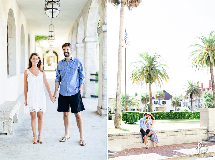 St. Augustine Wedding Photographers, Brooke Images, Lauren and Jarrett's Engagement Session