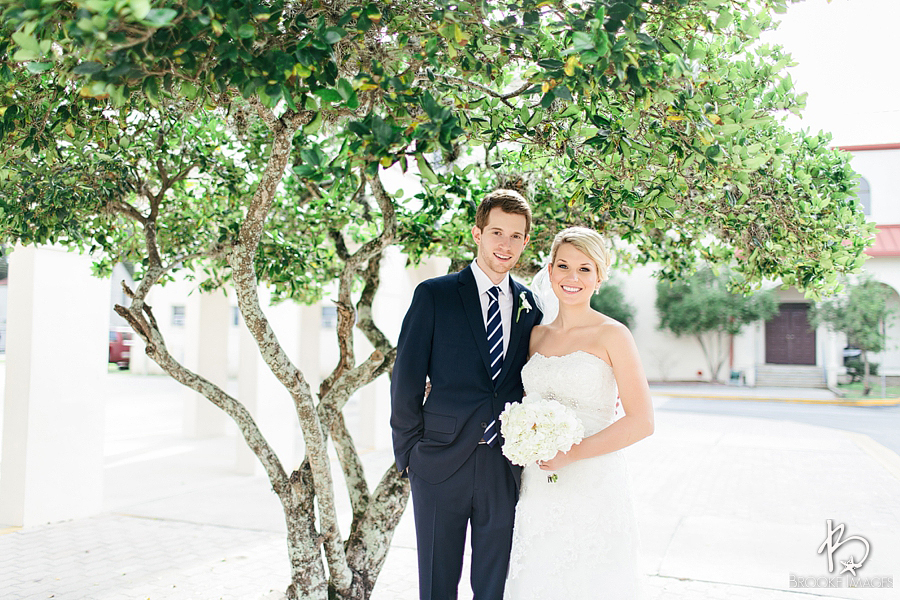 St. Augustine Wedding Photographers, Brooke Images, The White Room, Katlyn and Josh