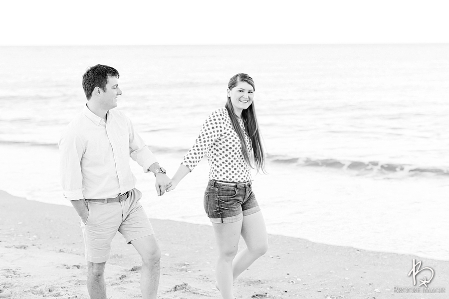 St. Augustine Wedding Photographers, Brooke Images, Engagement Session, Beach Session, Whitney and Nicolai