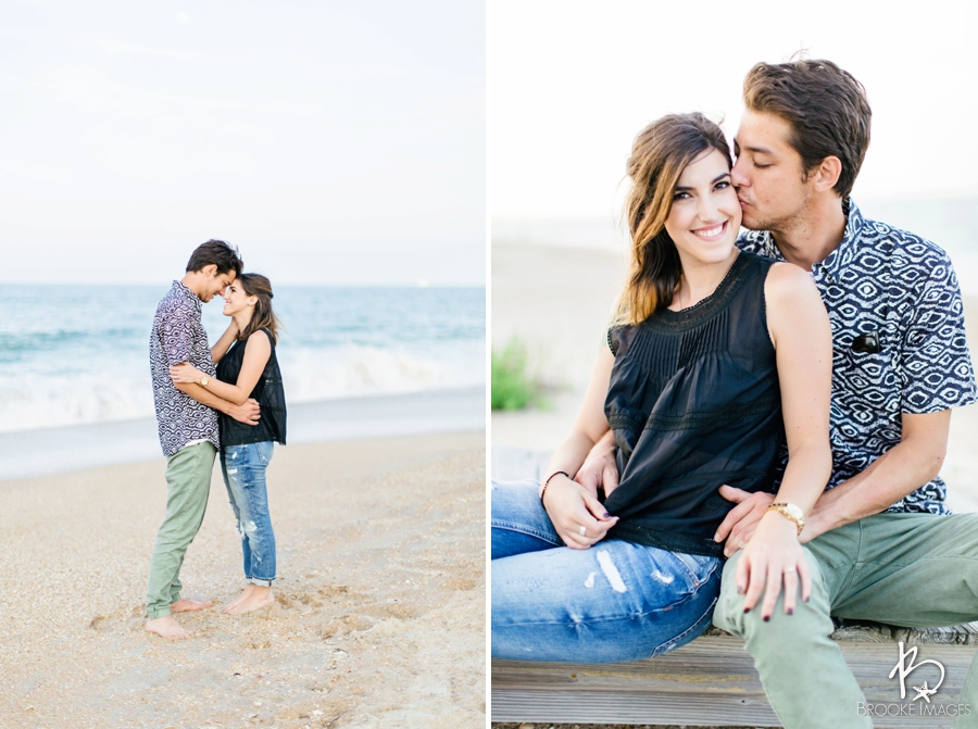 Jacksonville Wedding Photographers, Brooke Images, Priscila and Patrick's Engagement Session, Beach Session