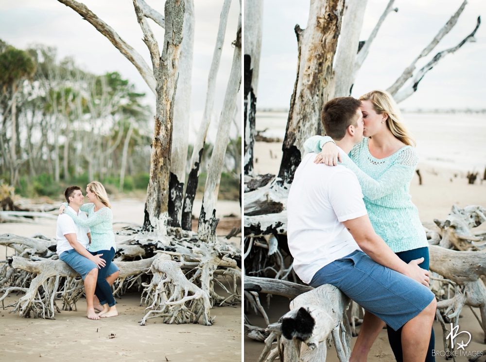 Amelia Island Wedding Photographers, Brooke Images, Beach Session, Jenna and Brent's Engagement Session