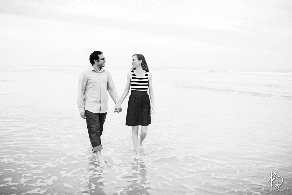Jacksonville Wedding Photographers, Brooke Images, Engagement Session, Beach Session, Megan and William