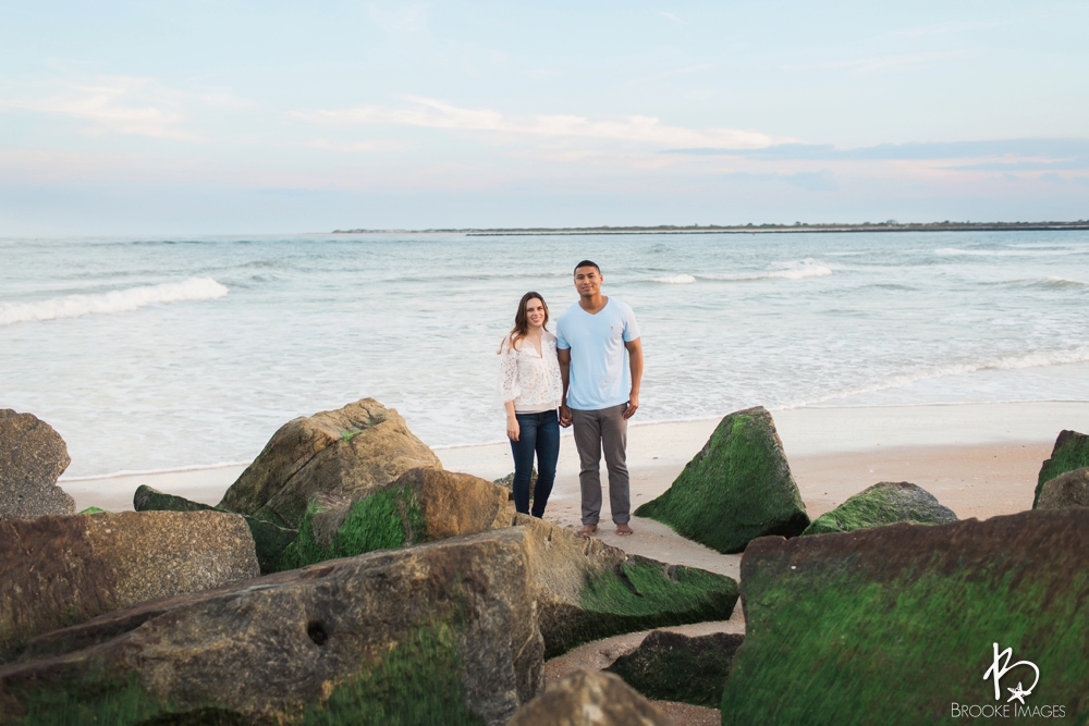 St. Augustine Wedding Photographers, Brooke Images, Katie and Ron's Engagement Session, Beach Session, Downtown St. Augustine