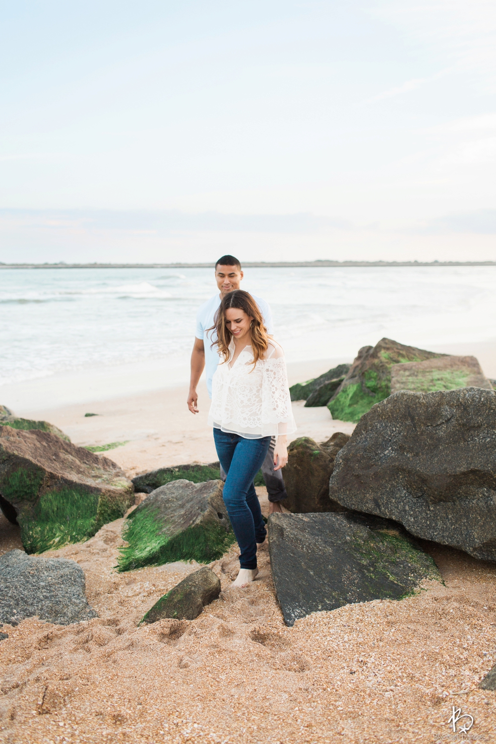 St. Augustine Wedding Photographers, Brooke Images, Katie and Ron's Engagement Session, Beach Session, Downtown St. Augustine