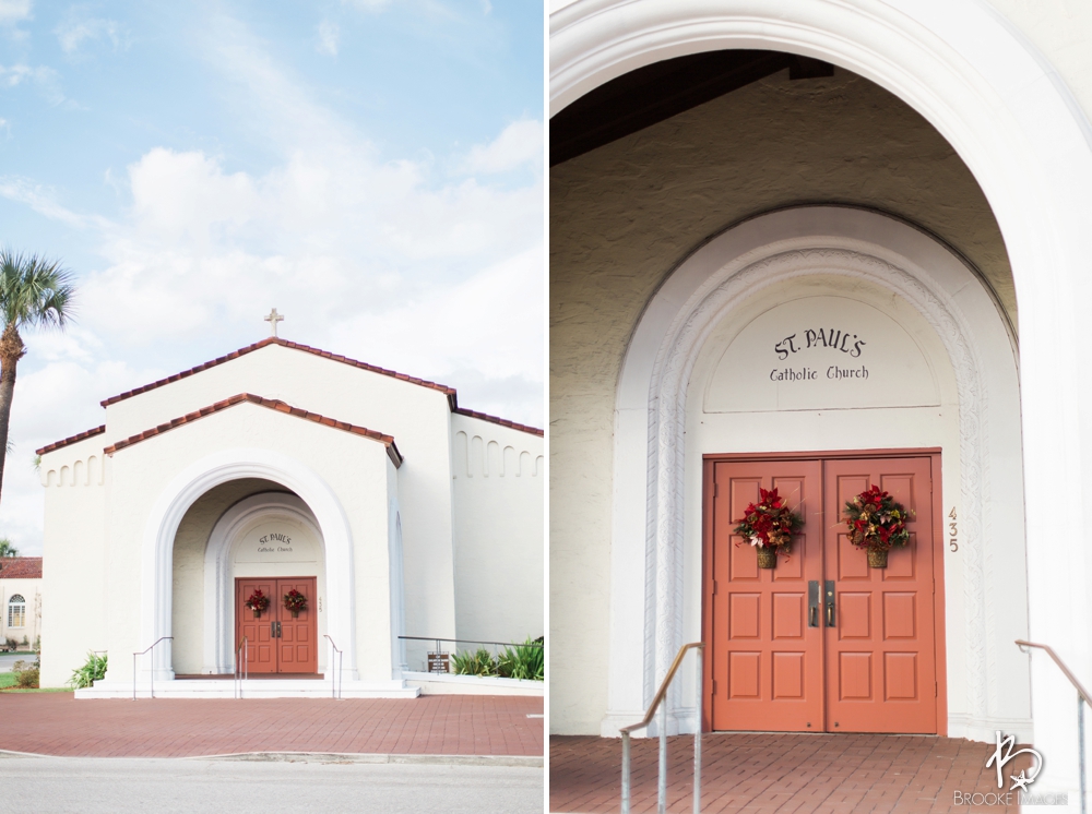 Jacksonville Wedding Photographers, Brooke Images, St. Paul's Catholic Church,
