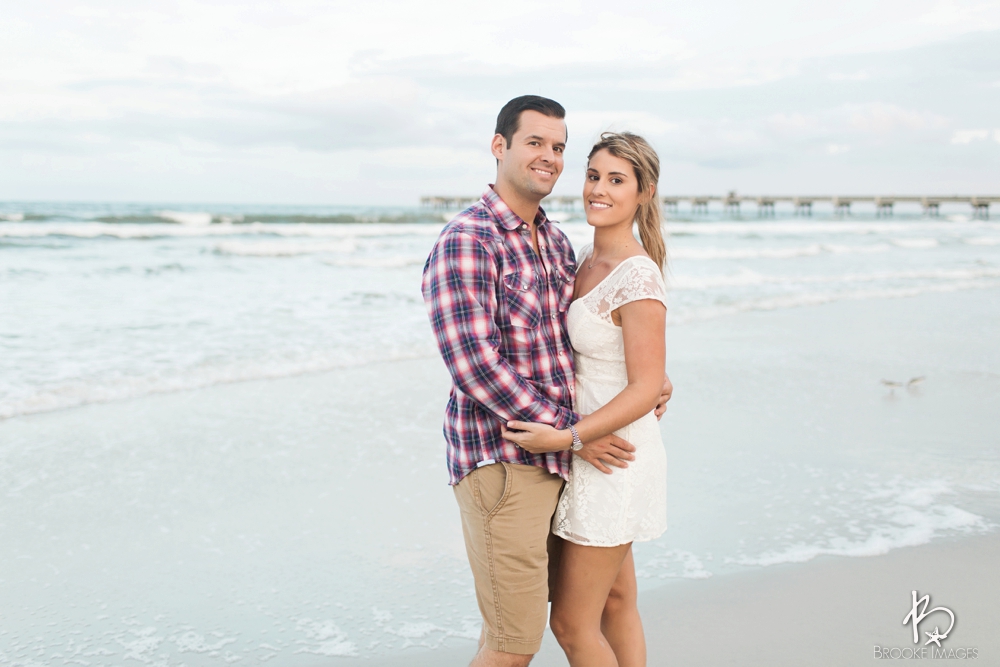 Jacksonville Wedding Photographers, Brooke Images, Caitlin and Jordan's Engagement Session, Beach Session