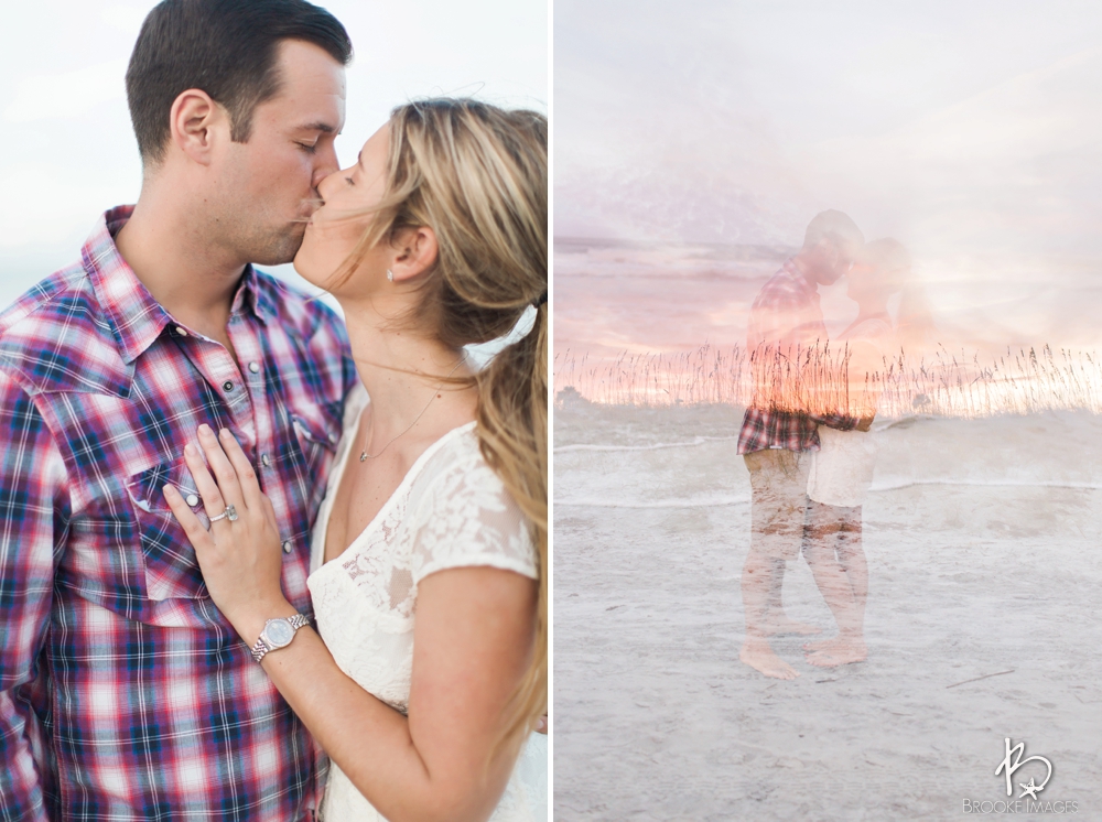 Jacksonville Wedding Photographers, Brooke Images, Caitlin and Jordan's Engagement Session, Beach Session