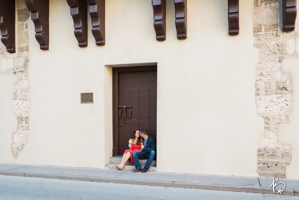 St. Augustine Wedding Photographers, Brooke Images, Downtown Engagement Session, Beach Session, Renee and Lindsey