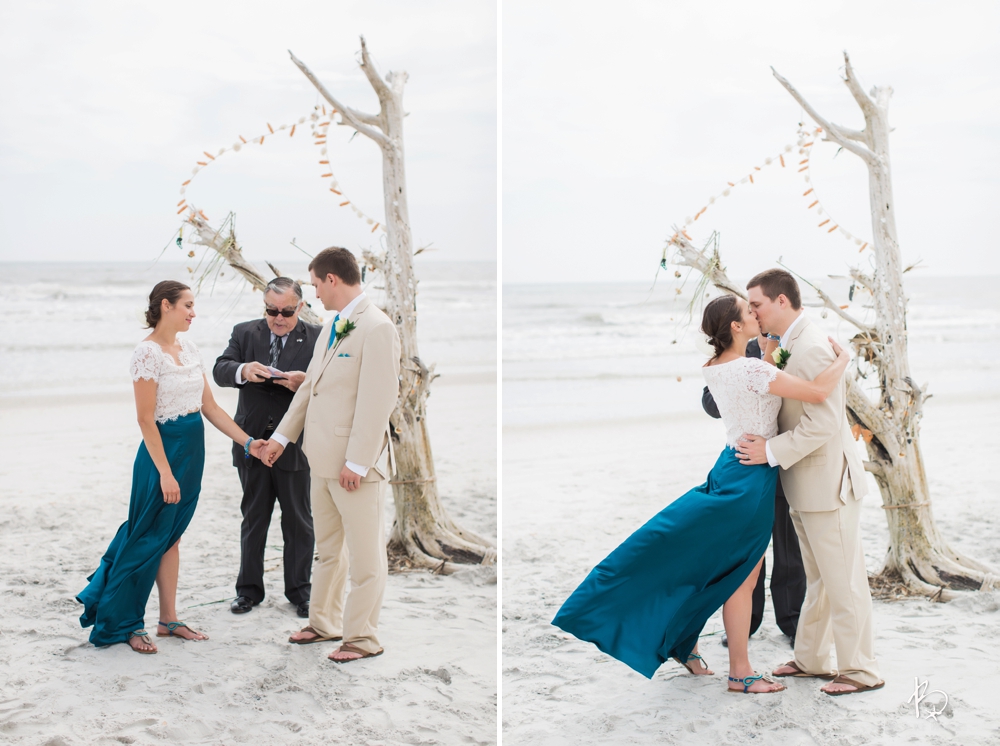 St. Augustine Wedding Photographers, Brooke Images, Anastasia Island Wedding, Saint Augustine, Elopement Beach Wedding