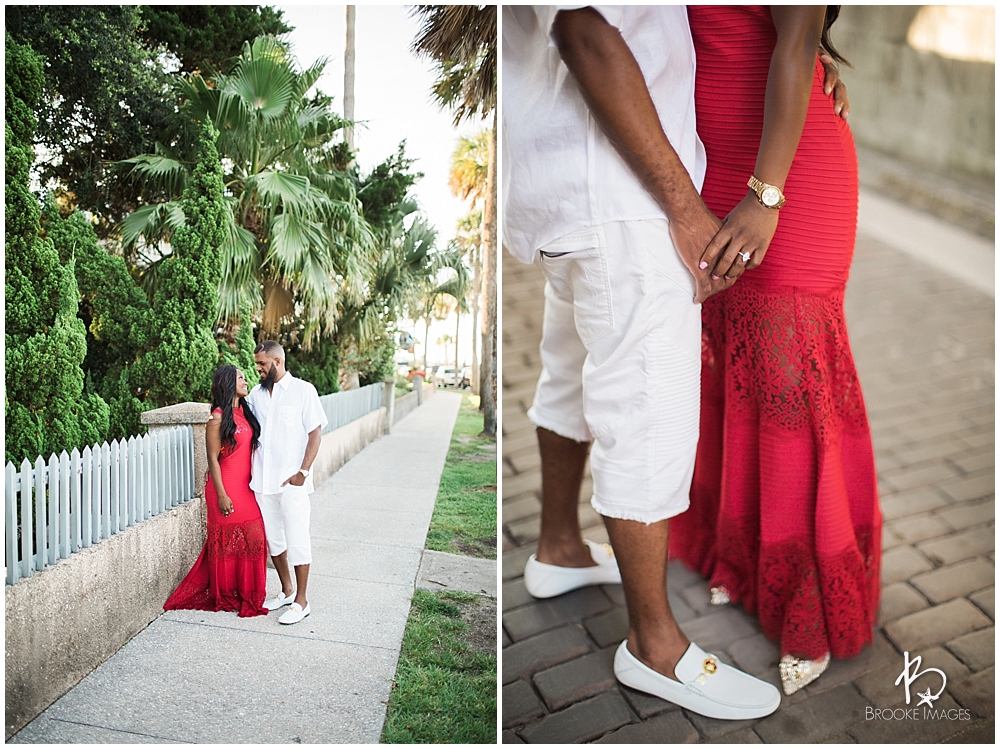 St. Augustine Wedding Photographers, Brooke Images, Downtown Engagement Session, Erica and Patrick, Beach Session