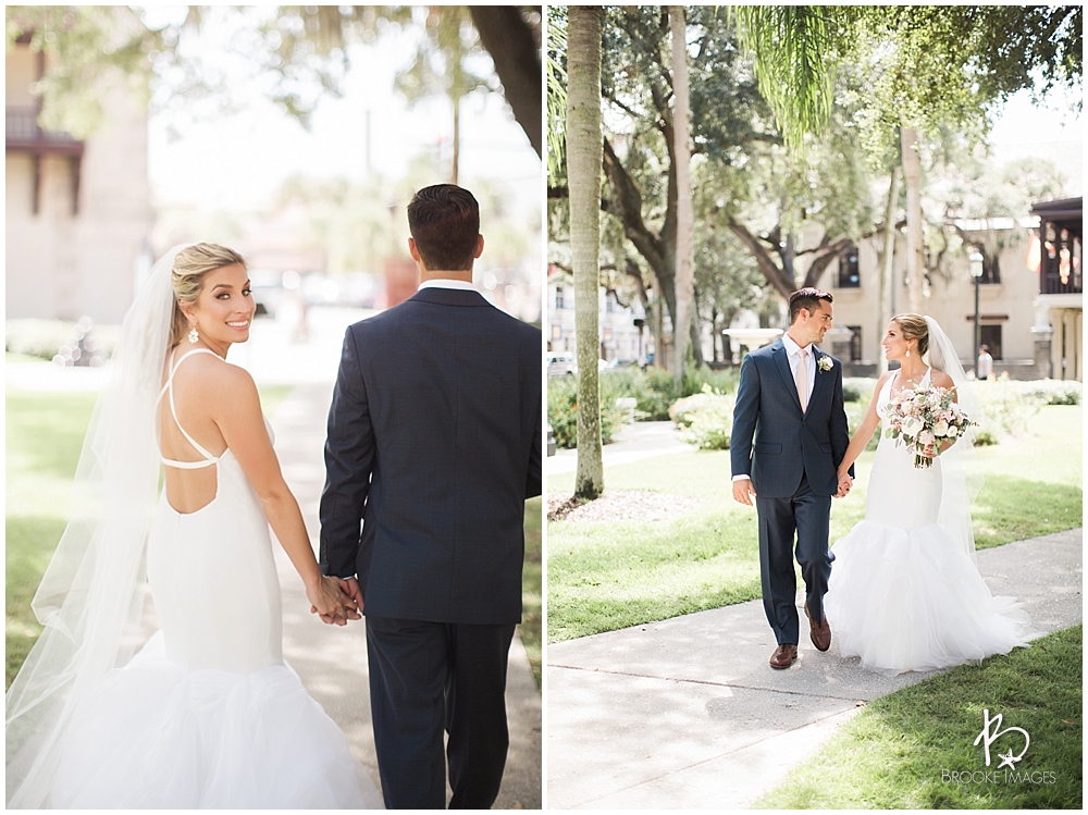 St. Augustine Wedding Photographers, Brooke Images, The Treasury, The Cathedral Basilica, Ashley and Peter's Wedding