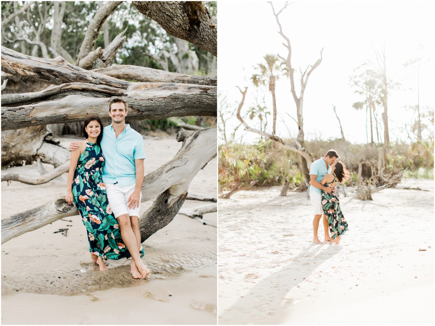 Jacksonville Wedding Photographers, Brooke Images, Vanary and Paul's Engagement Session, Beach Session, Pirate