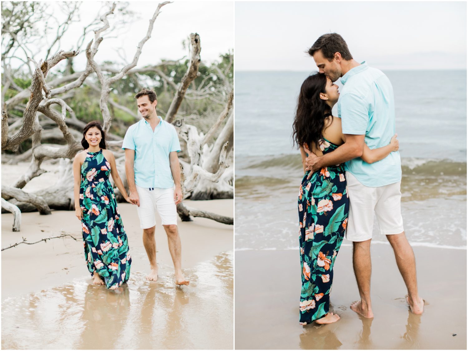 Jacksonville Wedding Photographers, Brooke Images, Vanary and Paul's Engagement Session, Beach Session, Pirate