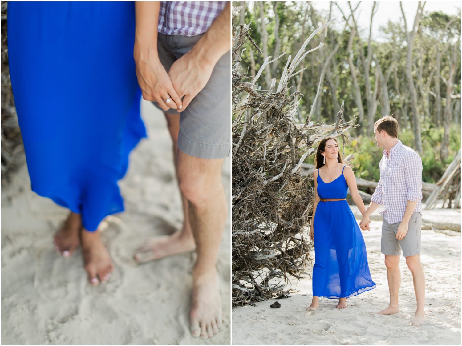 Amelia Island Wedding Photographers, Brooke Images, Jillian and Conrad Engagement Session, Beach Session