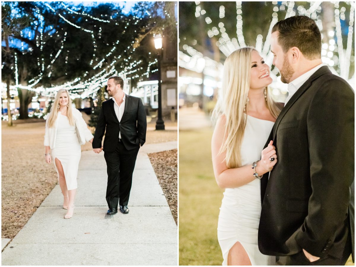 st. augustine wedding photographer, brooke images, lauren and joel's engagement session, beach session, washington oaks park