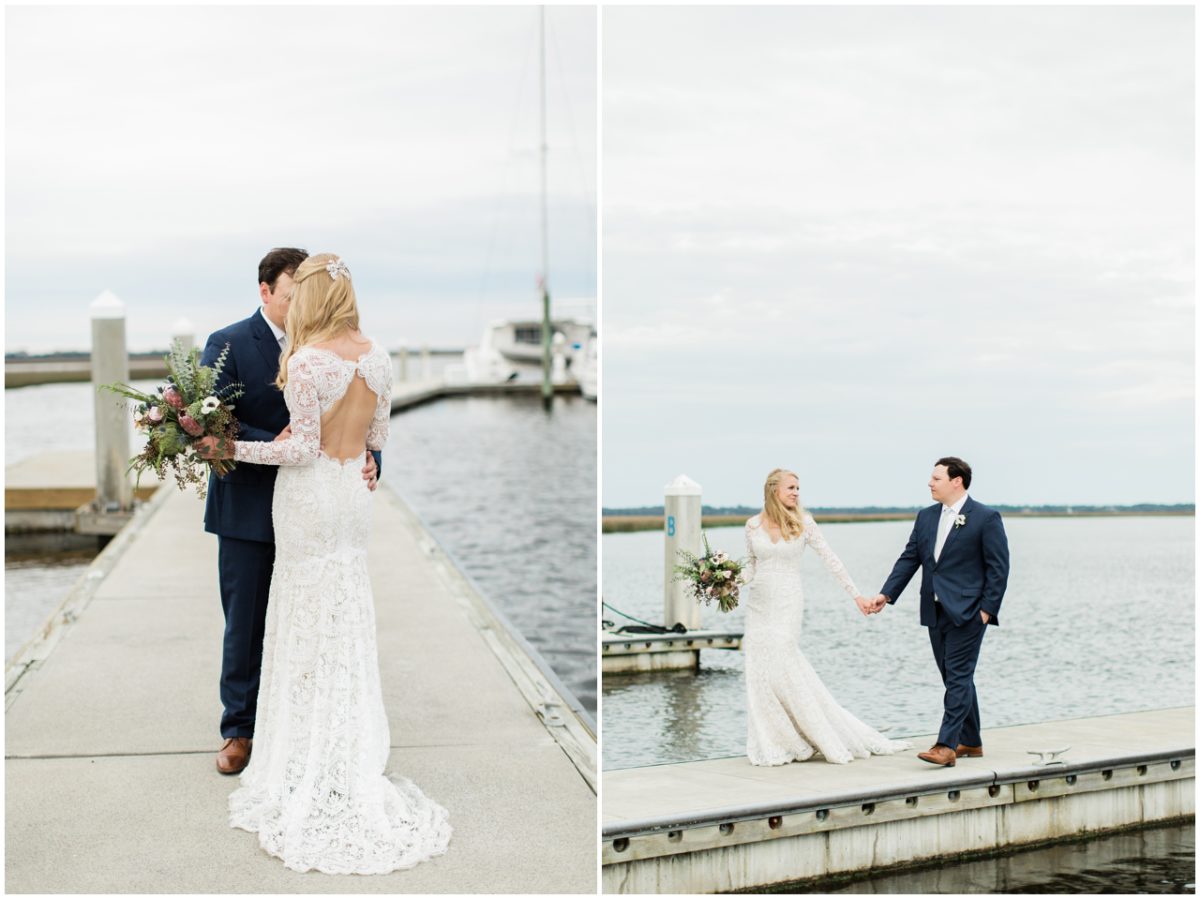 Amelia Island Wedding Photographer, Brooke Images, Oyster Bay Yacht Club Wedding, Brooke Images, Christiana and Josh's Wedding, Bride and Groom, Wedding Portraits