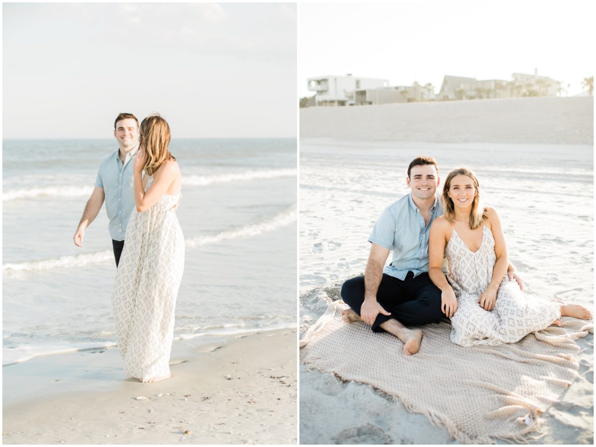 Jacksonville Wedding Photographers, Brooke Images, Beach Engagement Session, Lauren and Jack